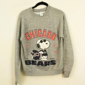 Vintage 1970s Snoopy Chicago Bears Crewneck Sweats